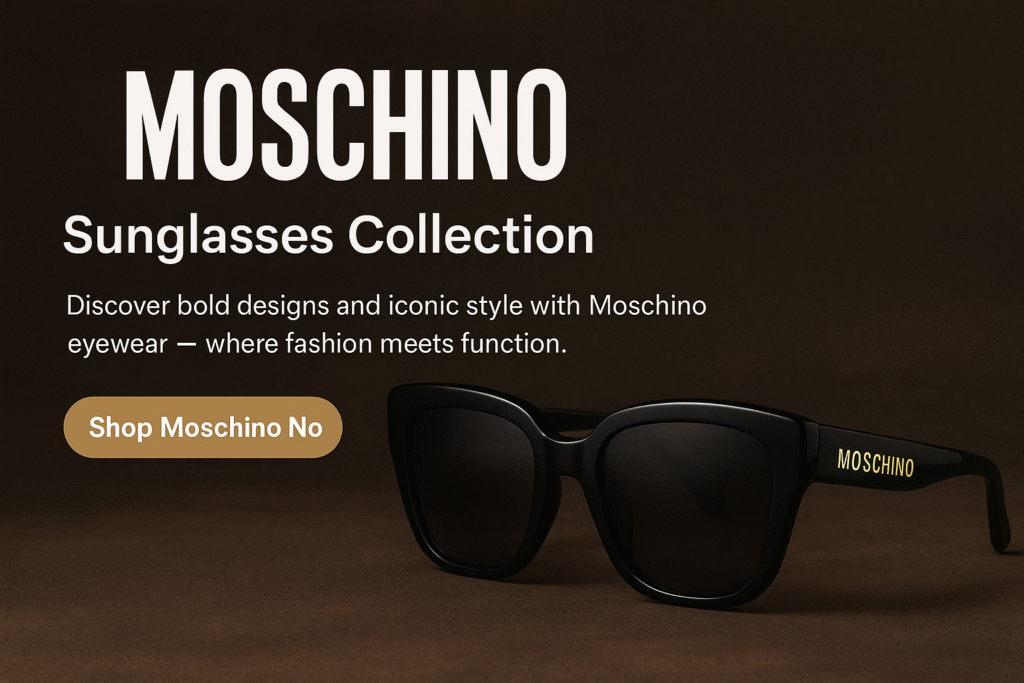 Moschino & Love Moschino Sunglasses: Bold Italian Fashion with Playful Elegance