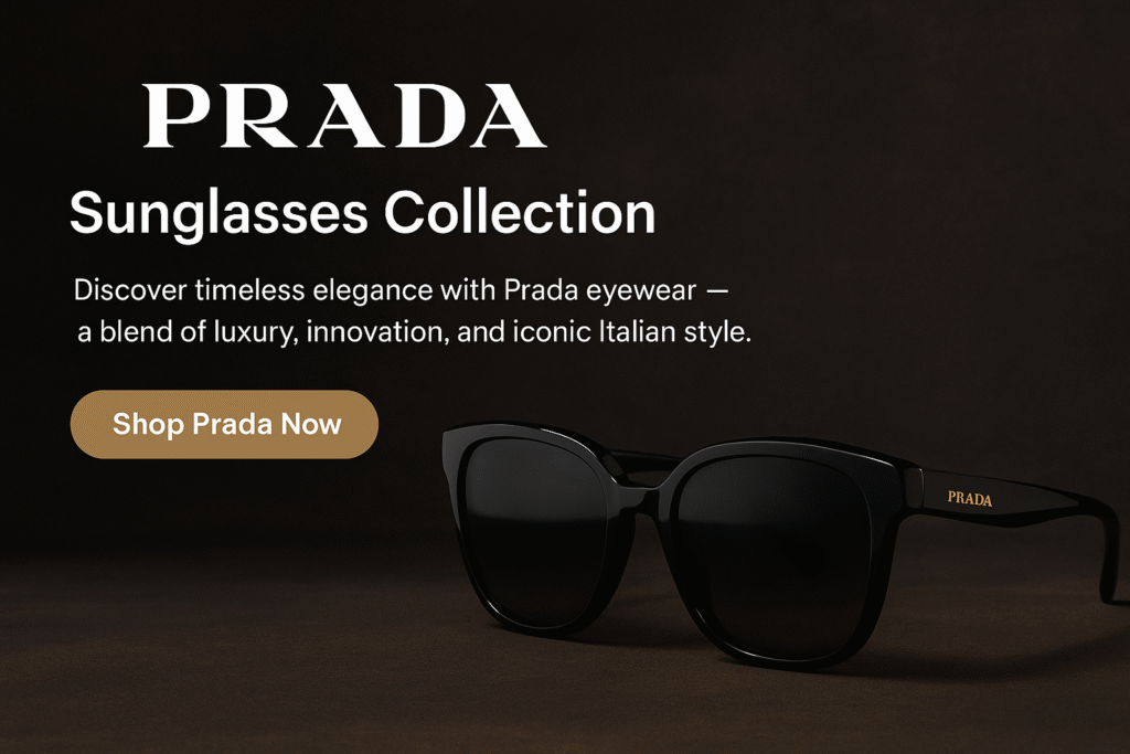 🕶️ Prada Sunglasses: A Statement of Elegance and Minimal Luxury